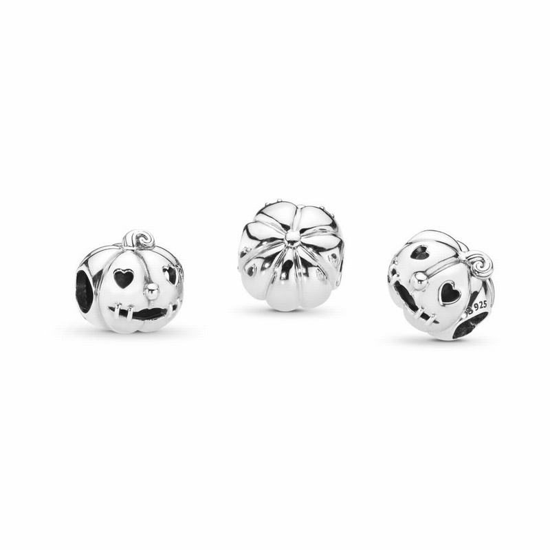 Pandora Sweet Pumpkin Charm - Sterling Silver - Canada | ED7043PQ